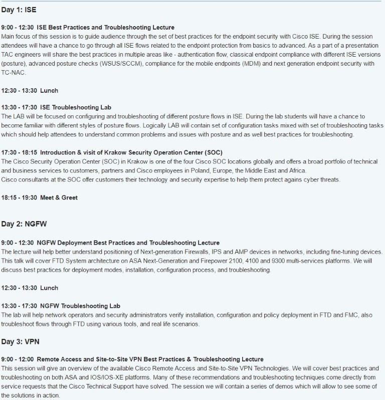 agenda